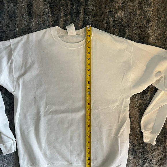 Classic White Men's Sweater - Picture 14 of 14